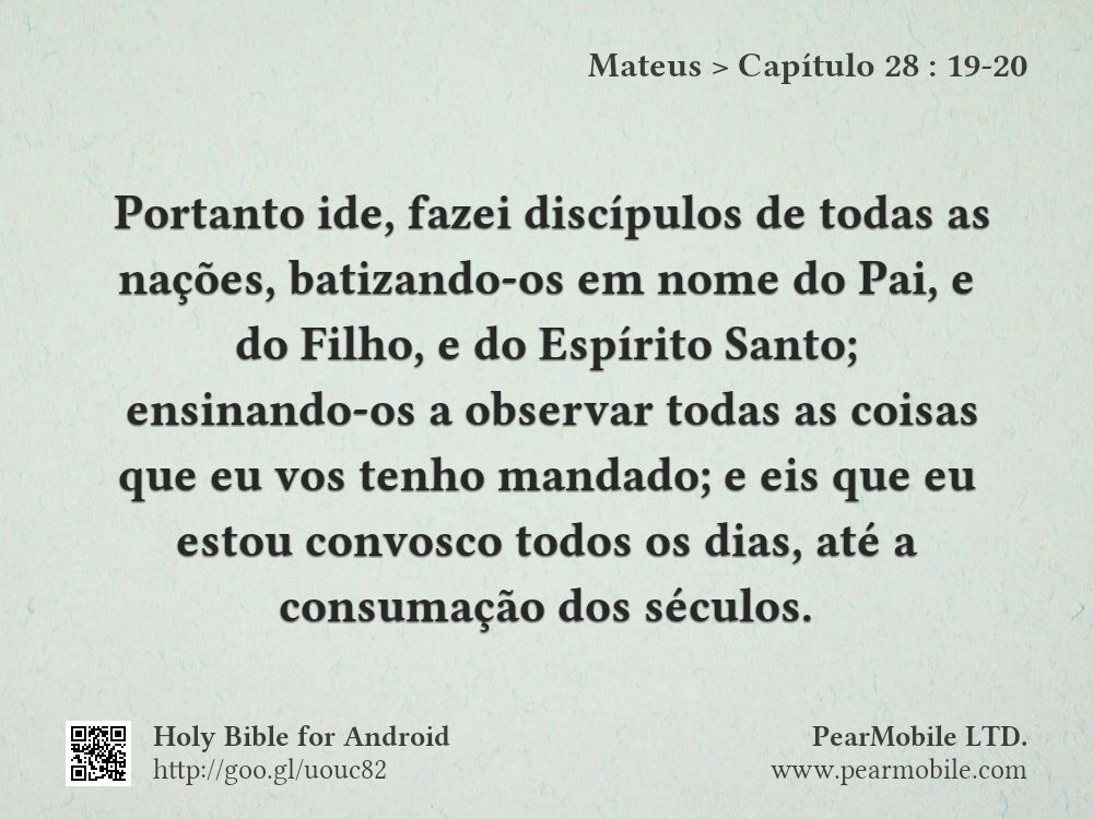 Mateus, Capítulo 28:19-20